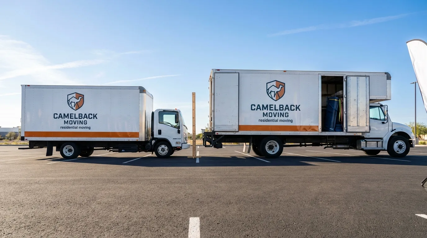 Moving truck size capacity guide in Keuka Park